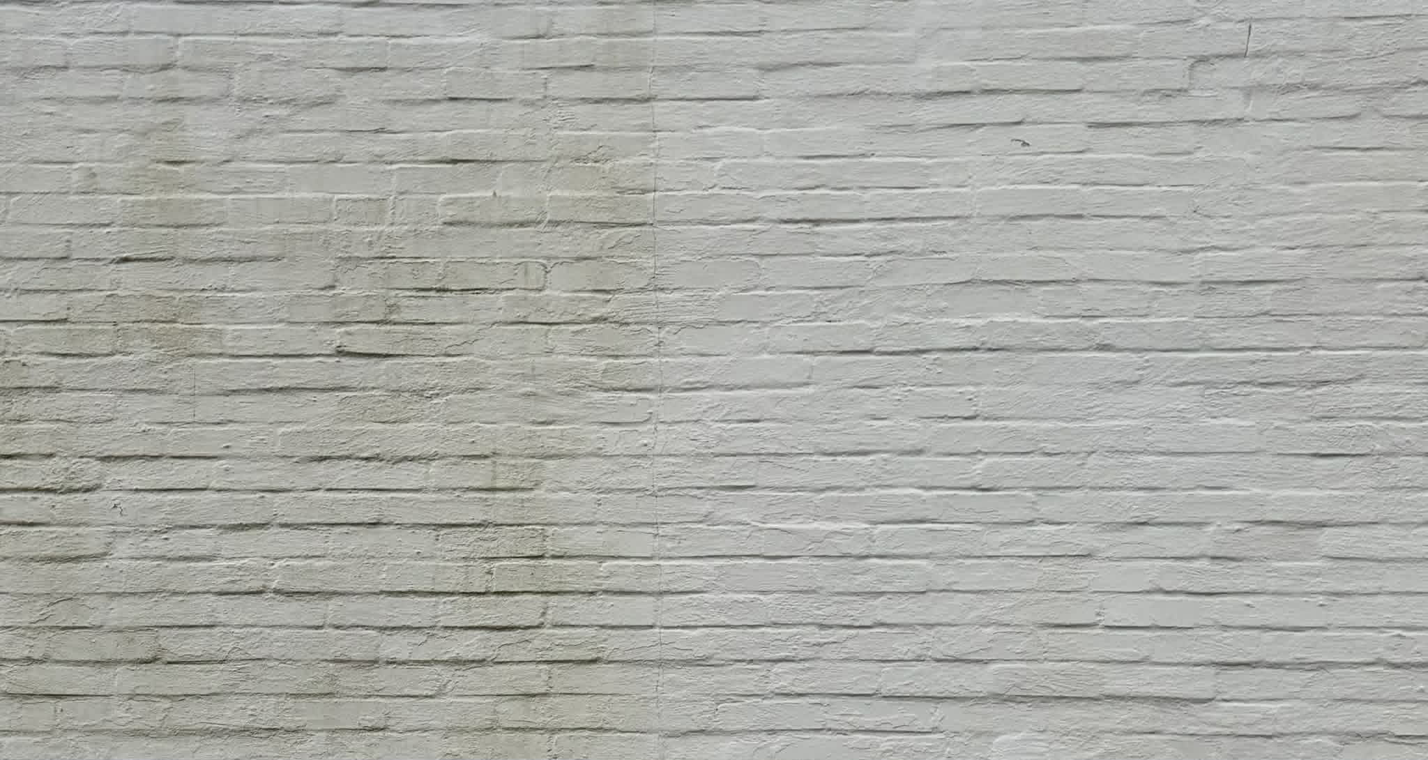 Vegg under rengjøring